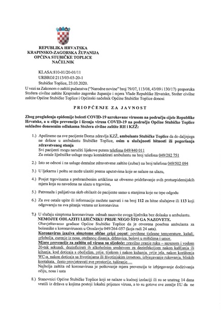 Priopćenje za javnost page 0001