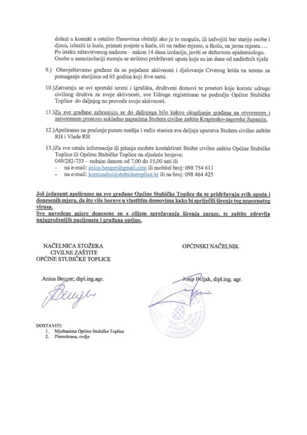 Priopćenje za javnost 2