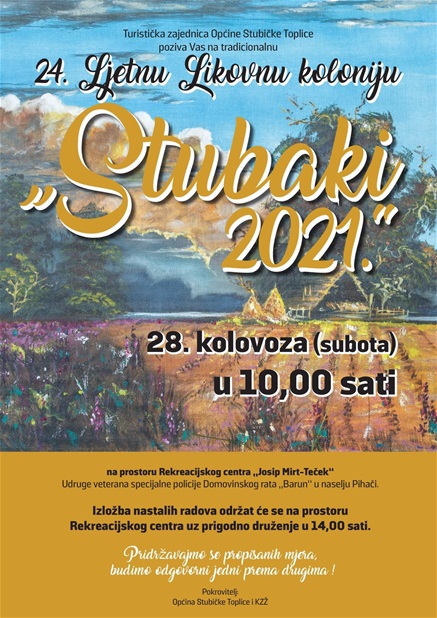 TZO stubicke likovna kolonija plakat 082021
